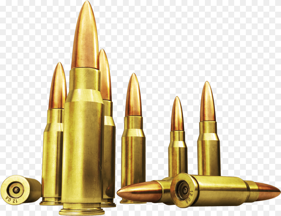 Bullet Bullets, Ammunition, Weapon Free Png Download