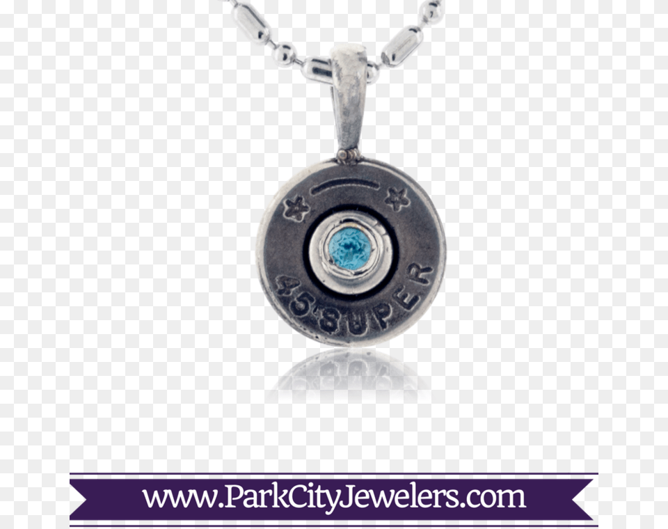 Bullet Casing Blue Topaz Pendant Elk Ivory And Diamond Ring, Accessories, Jewelry, Necklace, Locket Free Transparent Png