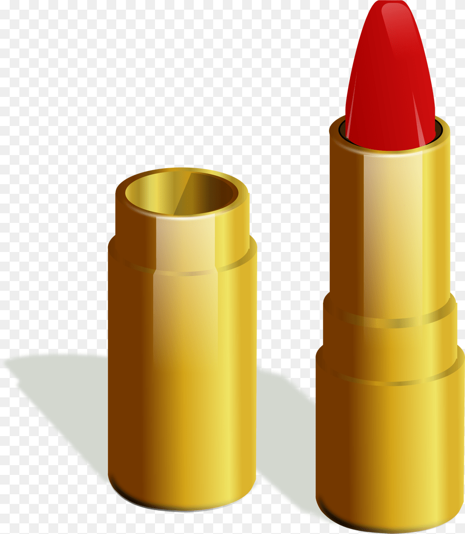 Bullet Clipart Gold Transparent Free For Lipstick Kate Barlow, Cosmetics, Bottle, Shaker Png