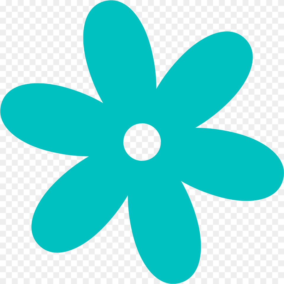 Bullet Clipart Stock Teal Flower Clipart, Daisy, Plant, Anemone, Animal Free Png