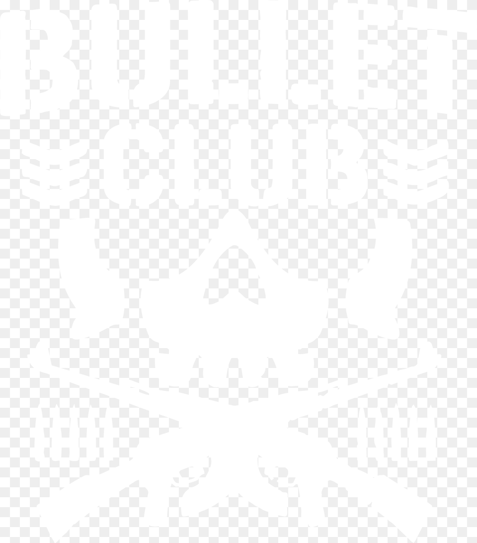 Bullet Club Logo Banner Stock Bullet Club Logo, Stencil, Cutlery, Fork, Baby Free Png Download