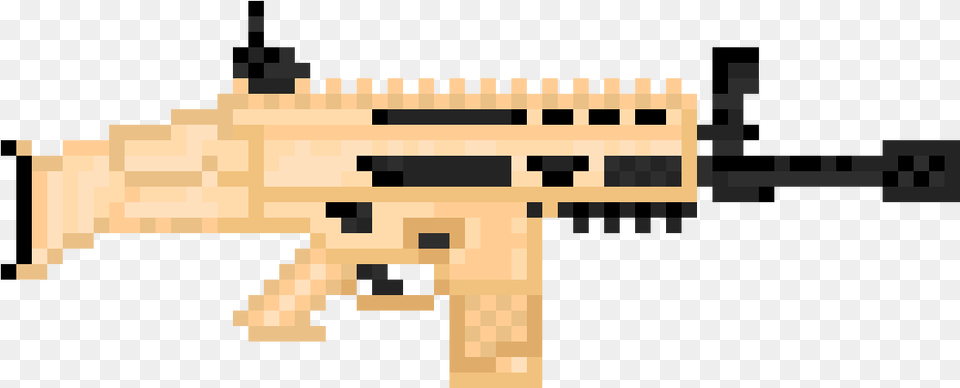 Bullet Drawing Scar Pixelated Shotgun, Firearm, Gun, Rifle, Weapon Free Png