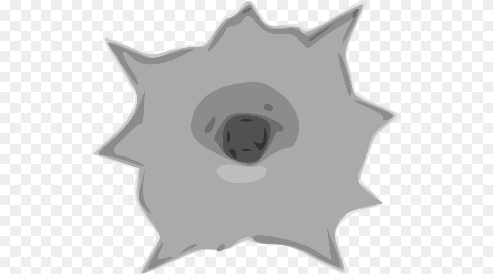 Bullet Hole Cartoon, Leaf, Plant, Gray Free Transparent Png