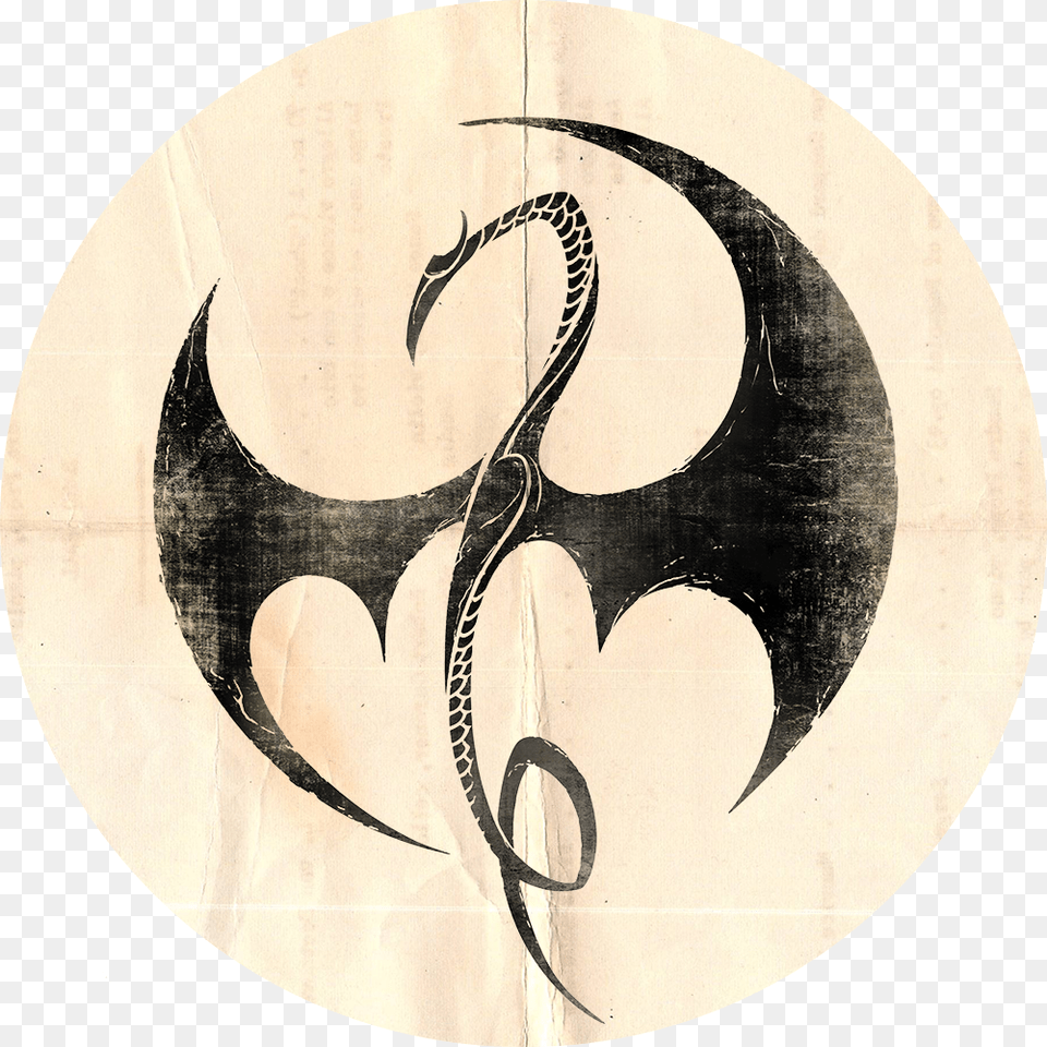 Bullet Hole Iron Fist Netflix Dragon, Symbol, Logo, Text, Calligraphy Free Transparent Png