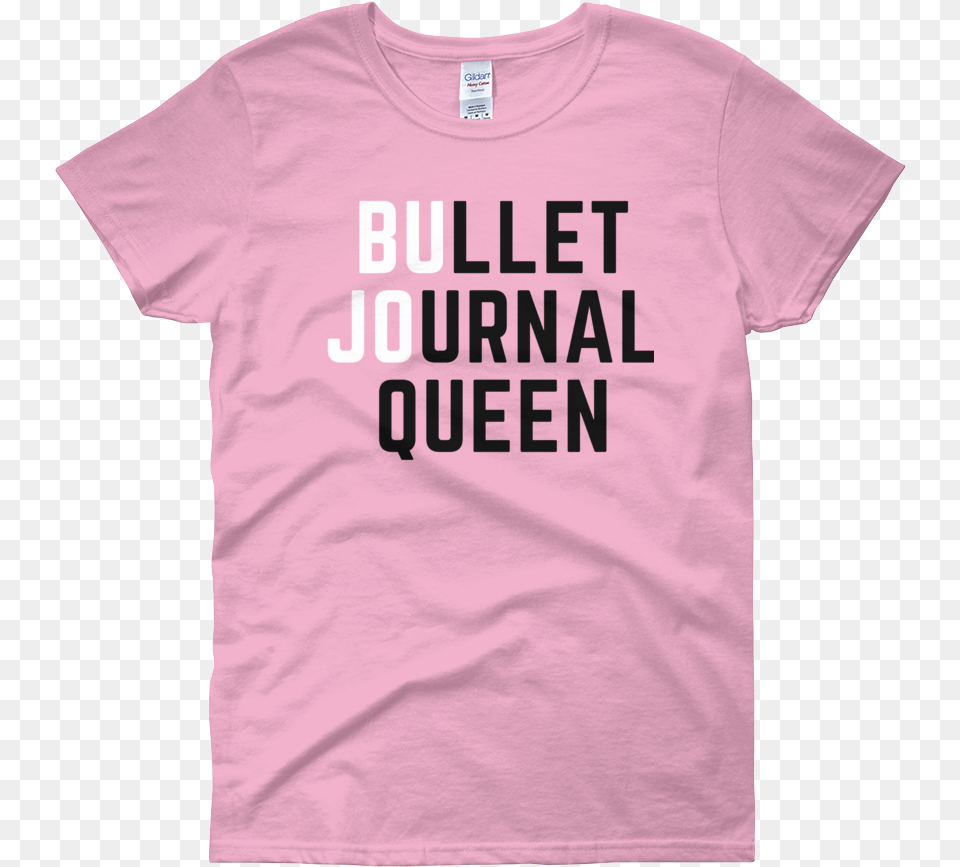 Bullet Journal Queen Shades Of Pink T Shirt, Clothing, T-shirt Free Png Download