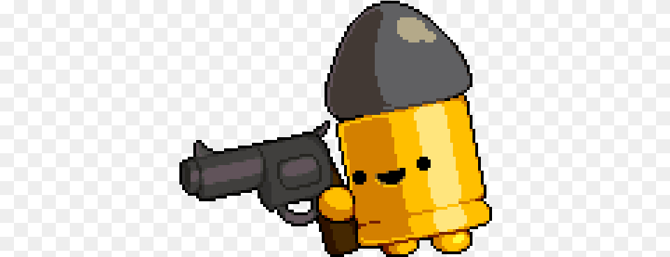 Bullet Kin Bullet From Enter The Gungeon, Lighting, Electrical Device, Microphone, Firearm Free Png Download