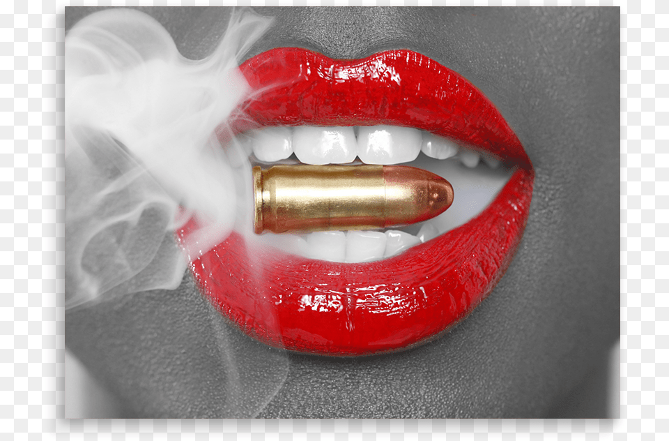 Bullet Lipsclass Lazyload Blur Upstyle Width Imagenes De Labios Con Humo Y Una Bala, Cosmetics, Lipstick, Ammunition, Weapon Free Transparent Png