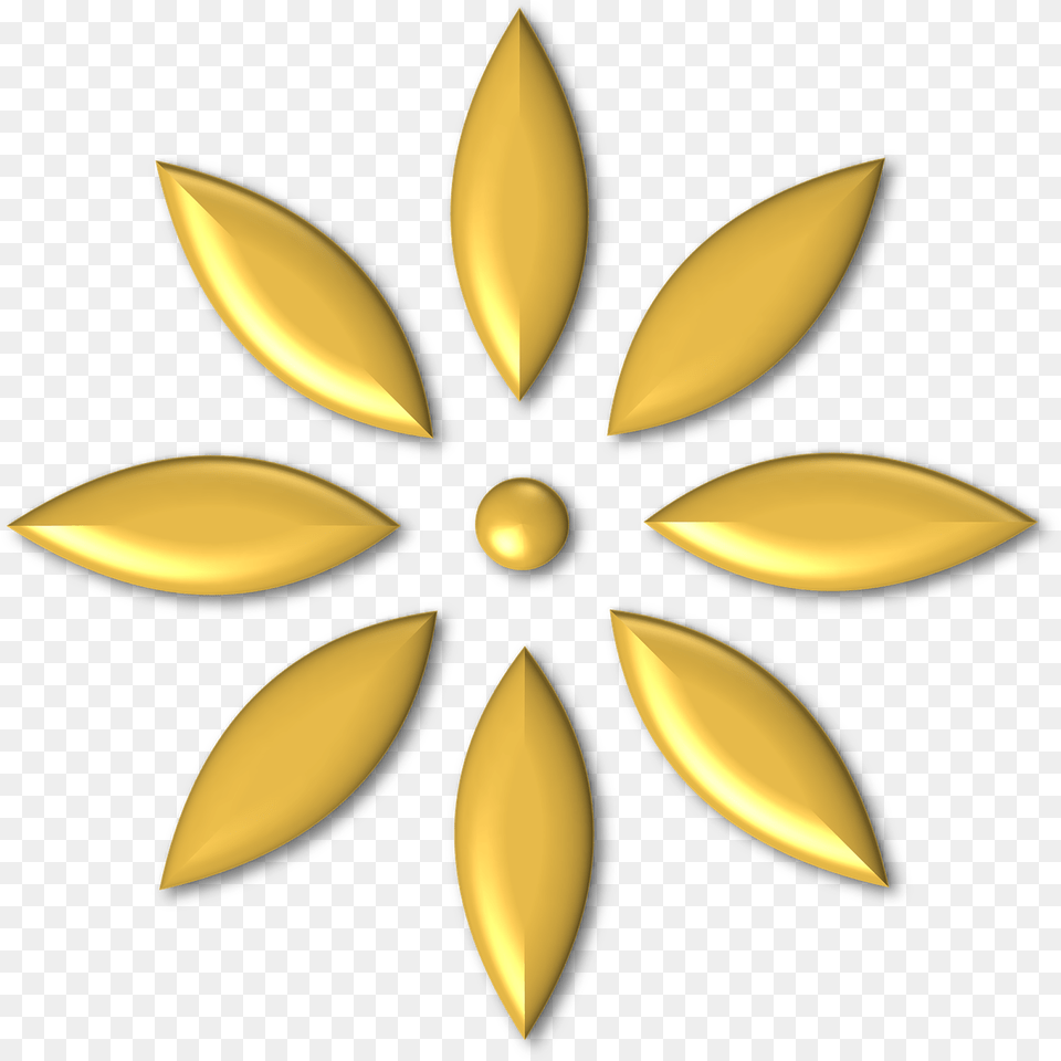Bullet Points Download Gold Petal Flower, Art, Floral Design, Graphics, Pattern Png