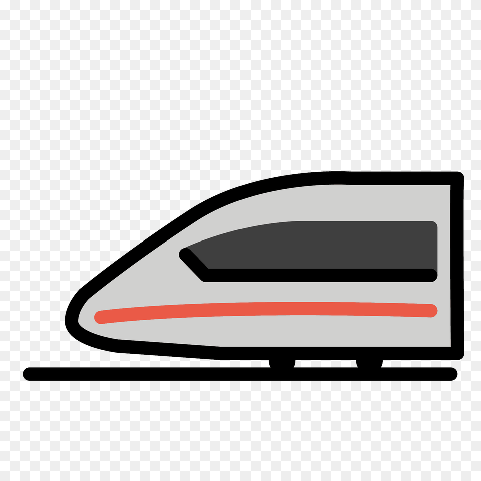 Bullet Train Emoji Clipart, Railway, Transportation, Vehicle, Bullet Train Free Transparent Png