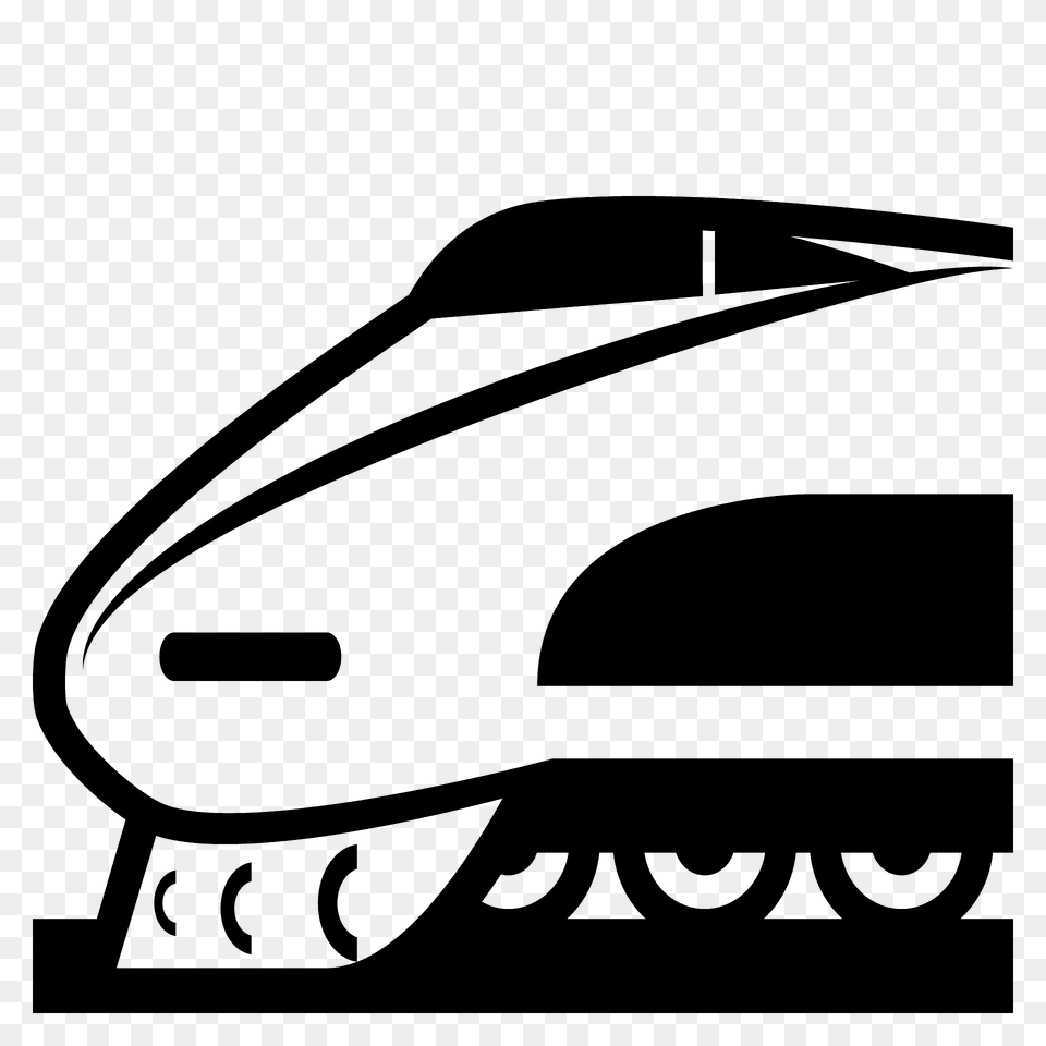 Bullet Train Emoji Clipart, Vehicle, Transportation, Railway, Bullet Train Png