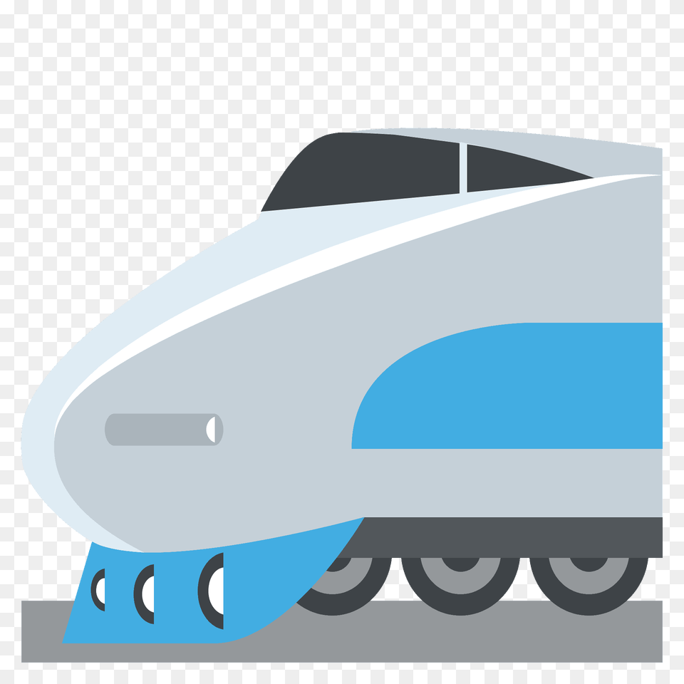 Bullet Train Emoji Clipart, Railway, Transportation, Vehicle, Bullet Train Free Transparent Png