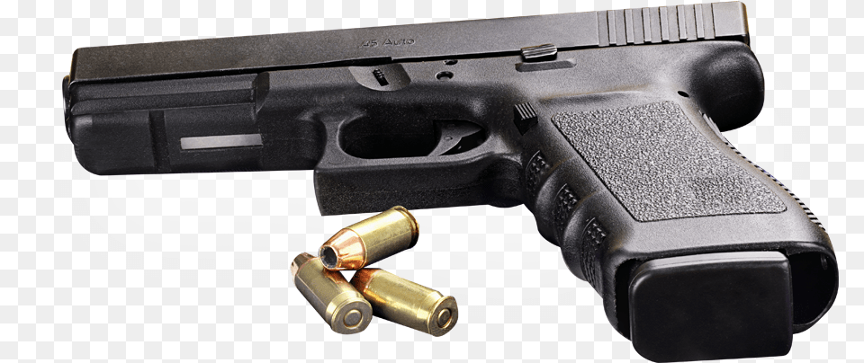 Bullet Transparent Handgun Gun And Bullets, Firearm, Weapon Png Image