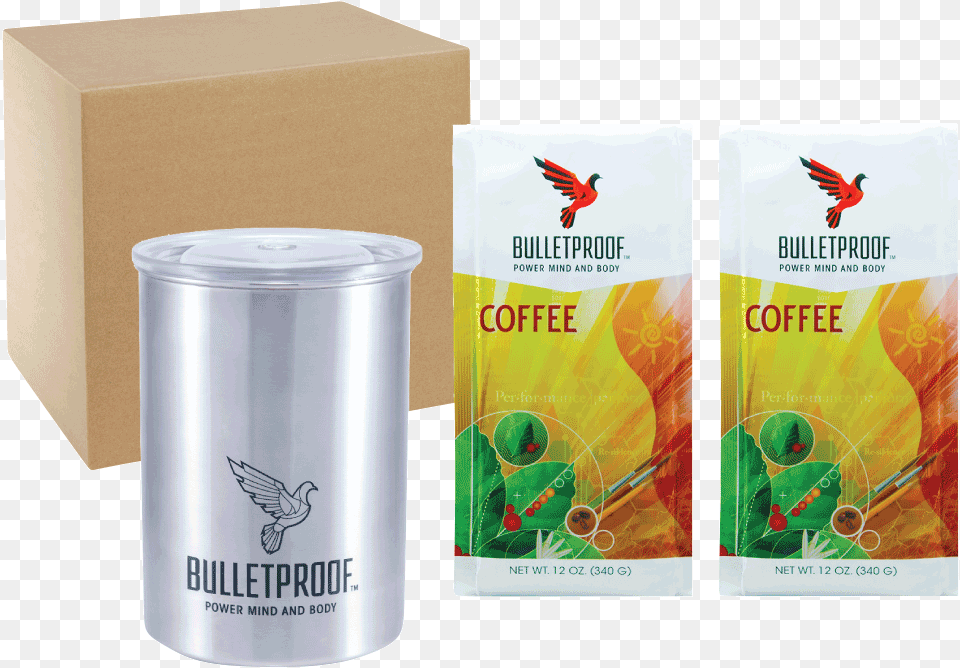 Bulletproof Coffee Lovers Kit Australia Bulletproof Airscape Kitchen Canister, Box, Tin, Animal, Bird Free Png