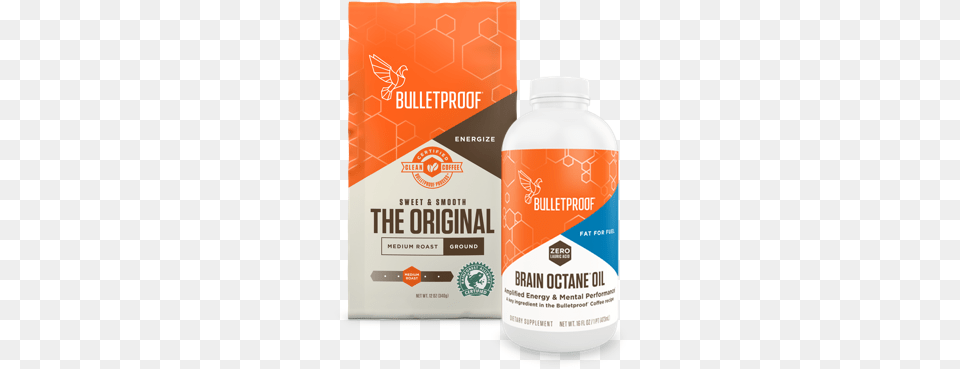 Bulletproof Upgraded Coffee Starter Kit Brain Octane, Bottle Free Png Download