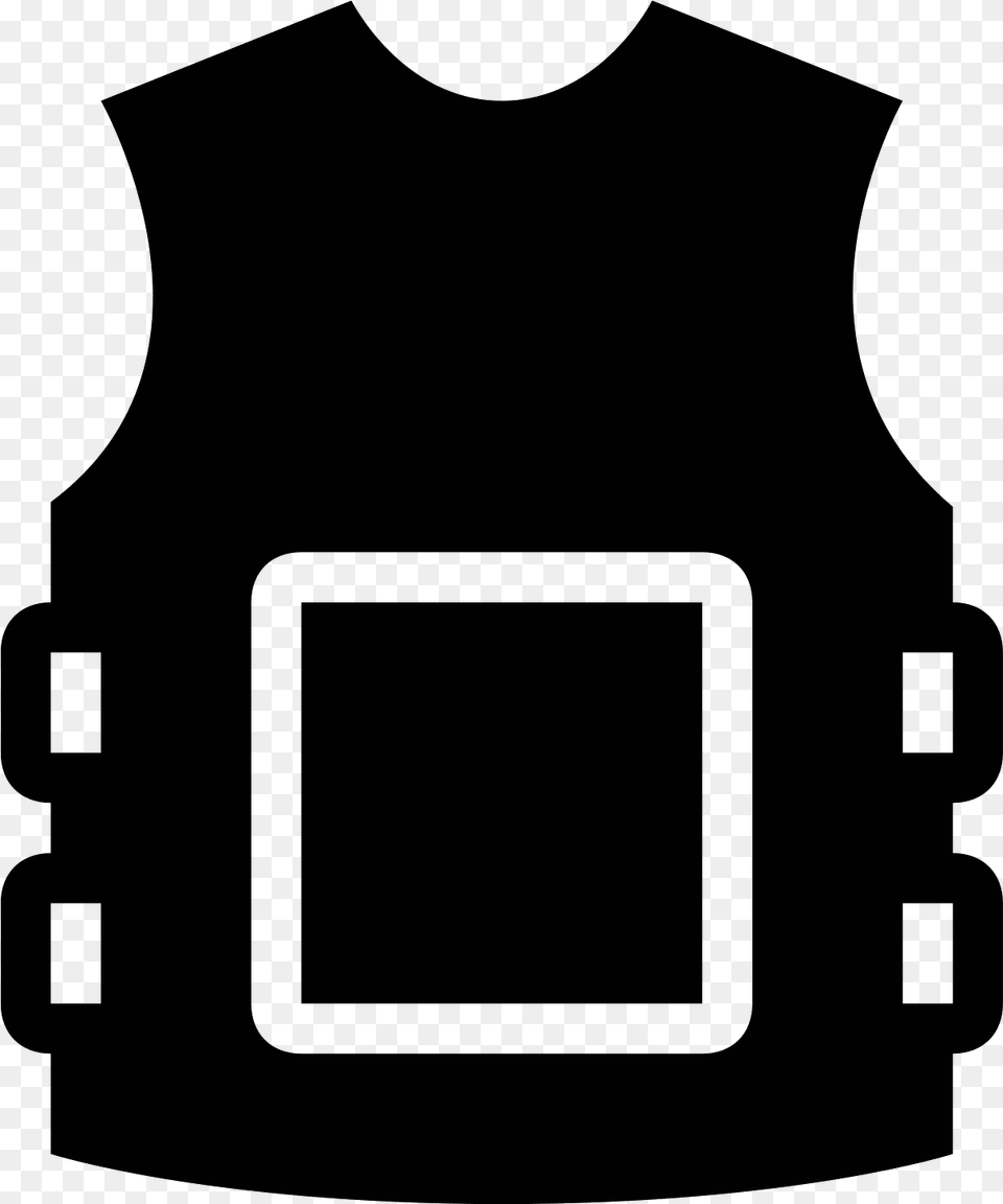 Bulletproof Vest Icon And, Gray Png