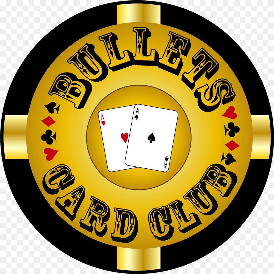 Bullets Card Club Circle, Disk, Game, Gambling Free Transparent Png