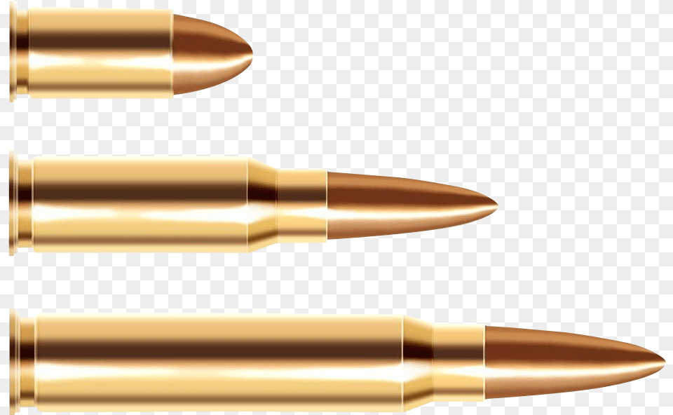 Bullets Smal Middle Big Picture Peluru, Ammunition, Weapon, Bullet Free Png