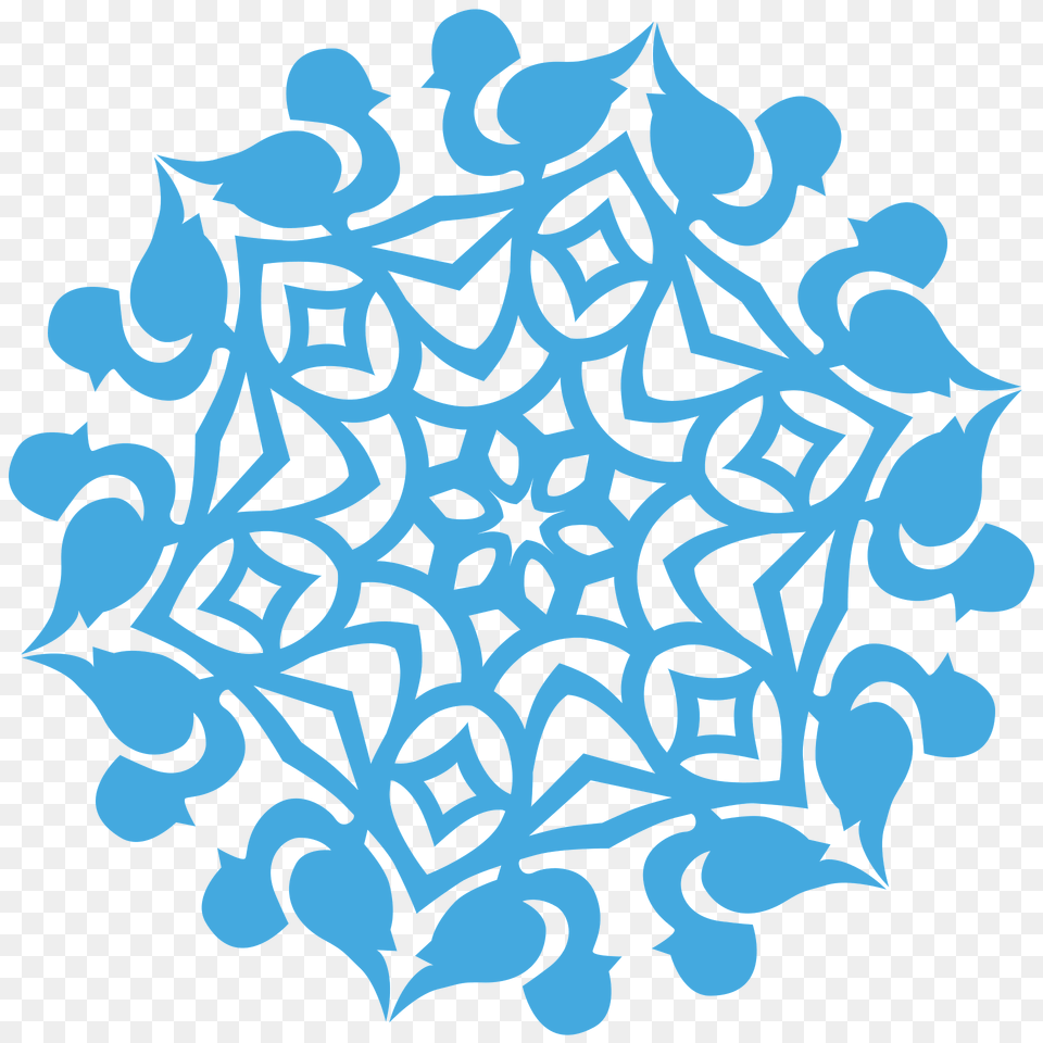 Bullfinch Snowflake Clipart, Art, Floral Design, Graphics, Pattern Free Transparent Png