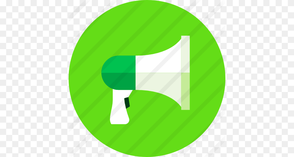 Bullhorn, Green, Disk, Electrical Device, Device Free Png