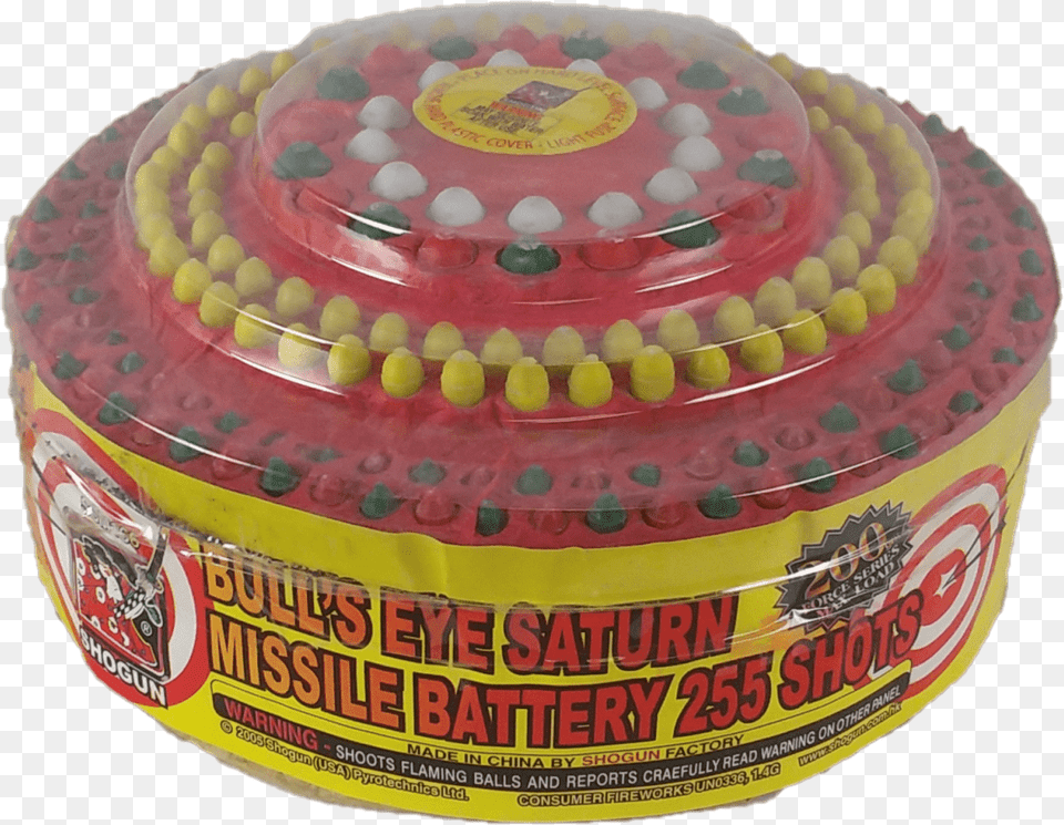 Bulls Eye Saturn Missilie Battery Fireworks Plus Firecracker, Birthday Cake, Cake, Cream, Dessert Free Png Download