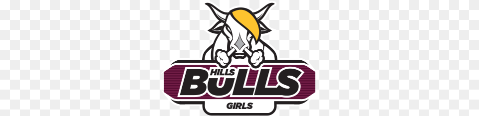 Bulls Sports Club Hills Bulls Oztag Logo, Dynamite, Weapon, Animal, Mammal Free Png Download