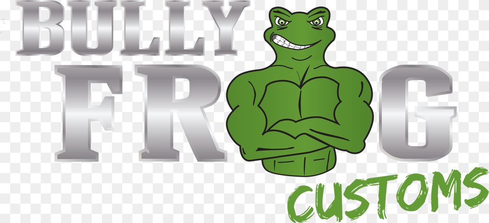 Bully Frog Logo True Frog, Green, Text Free Png