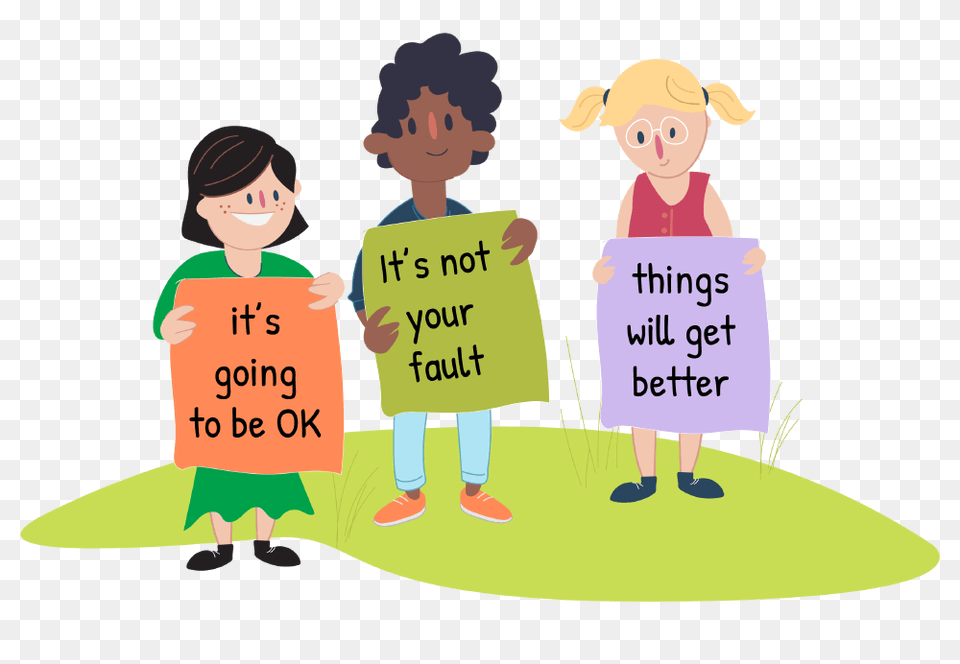 Bullying Is Not Ok Kids Helpline, Book, Comics, Publication, Boy Free Png Download