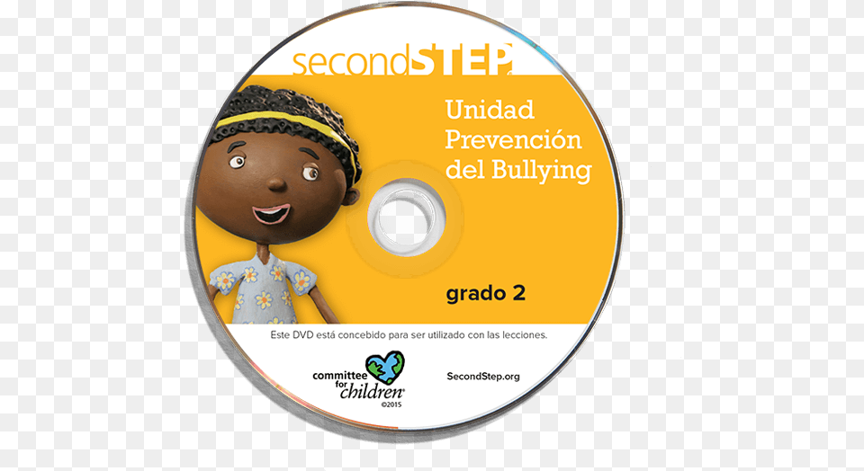 Bullying Prevention Unit Grade 2 Spanish Dvd Committee For Children, Disk, Baby, Person, Tape Png Image
