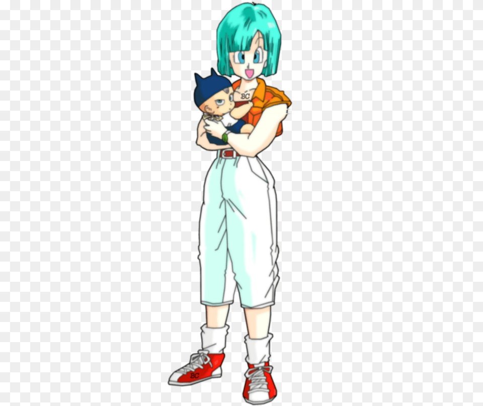 Bulma And Baby Gohan, Book, Publication, Comics, Person Png