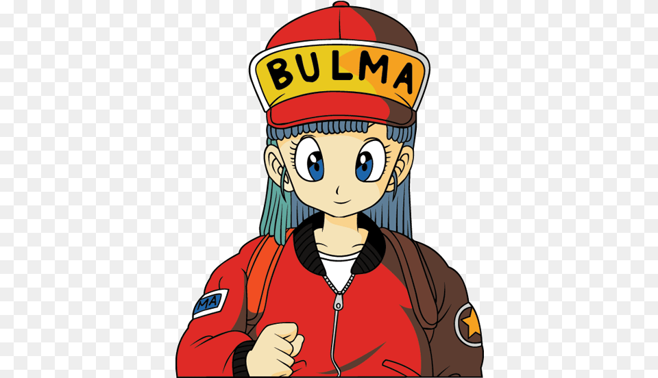 Bulma Brief Bulma Dragon Ball Hat, Book, Comics, Publication, Person Free Png Download