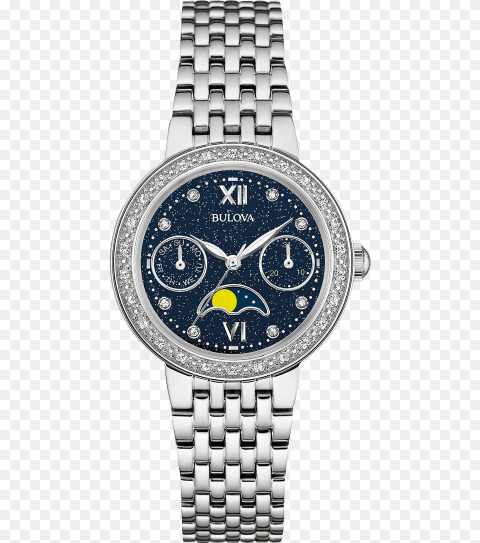 Bulova Moon Watch For Women, Arm, Body Part, Person, Wristwatch Free Png