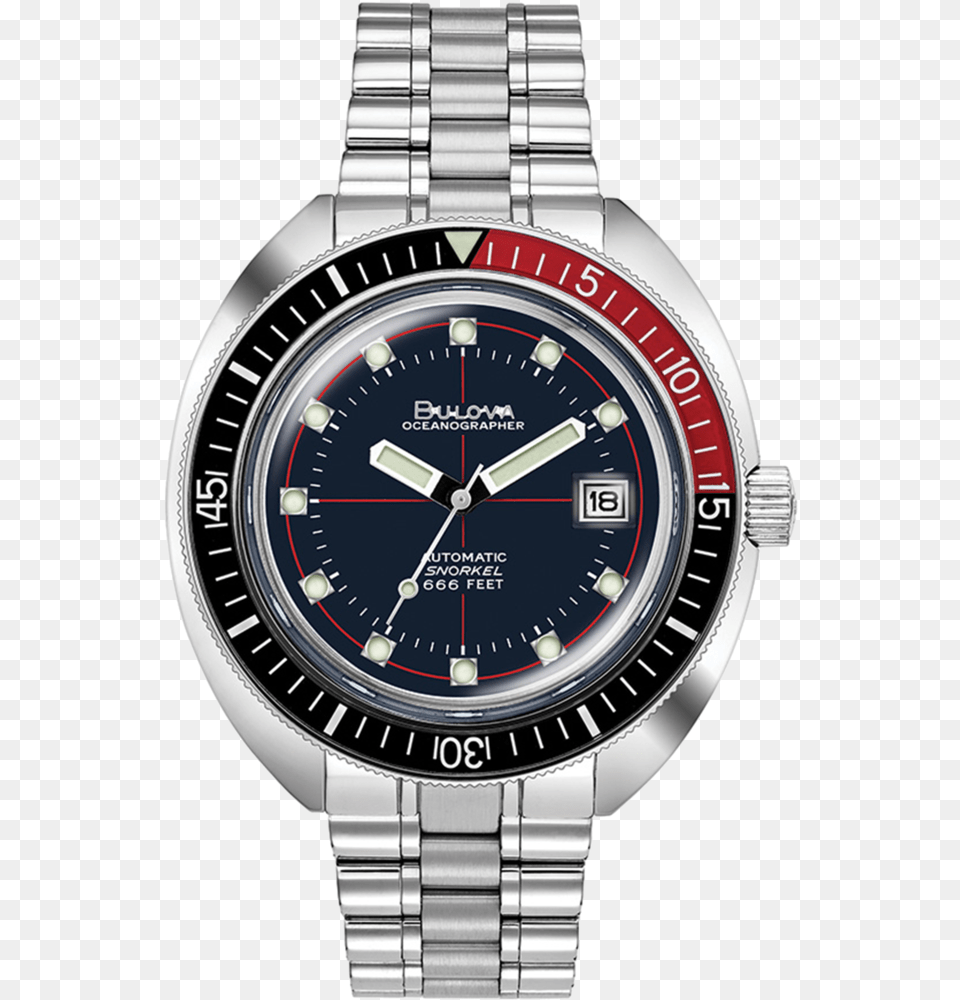 Bulova Oceanographer Devil Diver 98b320 Bulova Watches, Arm, Body Part, Person, Wristwatch Png Image