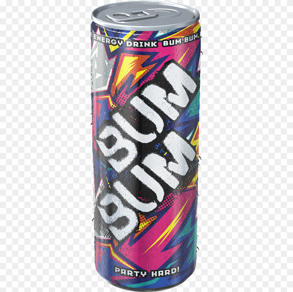 Bum Bum Can Bum Bum Energy Drink, Tin Free Png