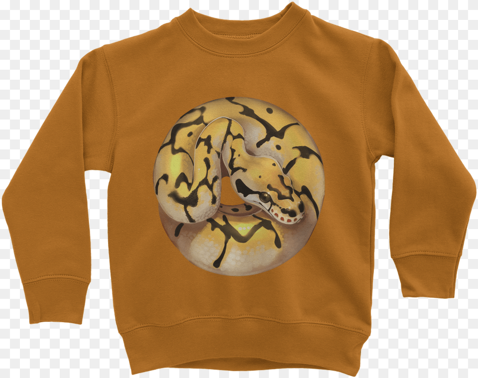 Bumble Bee Ball Python Kids Sweatshirtclass Sweater, Clothing, Knitwear, Sweatshirt Png