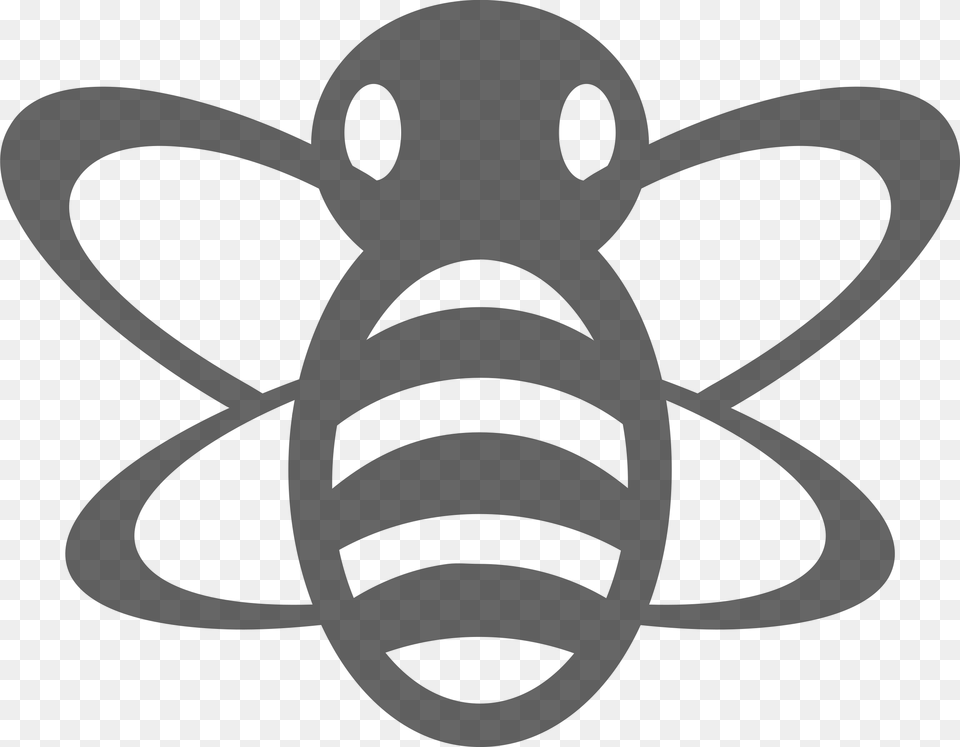 Bumble Bee Icons, Gray Free Transparent Png