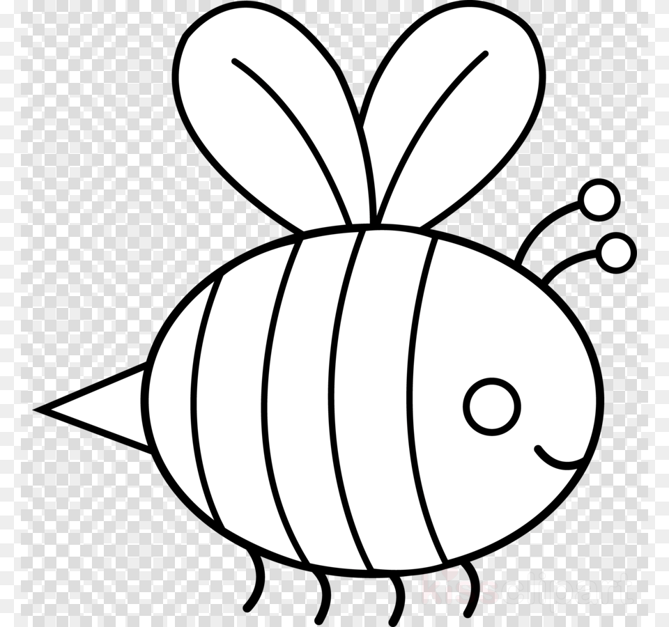 Bumble Bee Outline Clipart Bee Drawing Clip Art Png Image