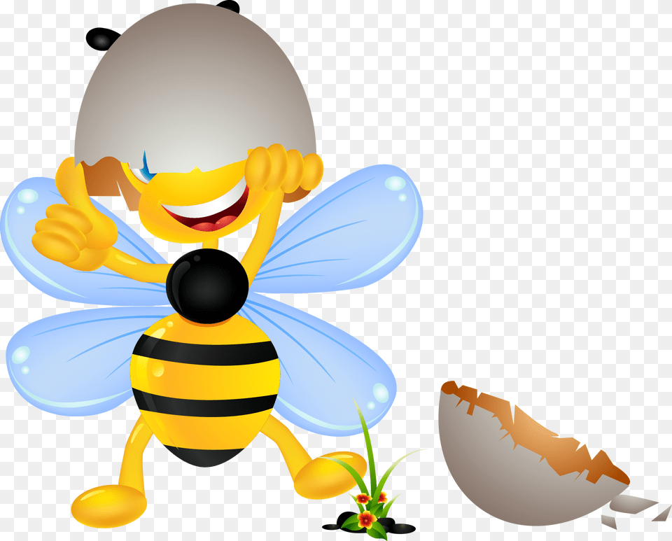 Bumblebee Clipart Blue Bee Honey Bee Clipart, Animal, Insect, Invertebrate, Wasp Png Image