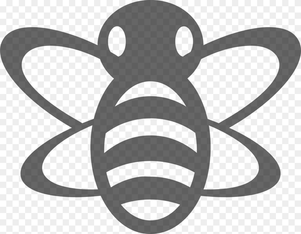 Bumblebee Honey Bee Line Art, Gray Png Image