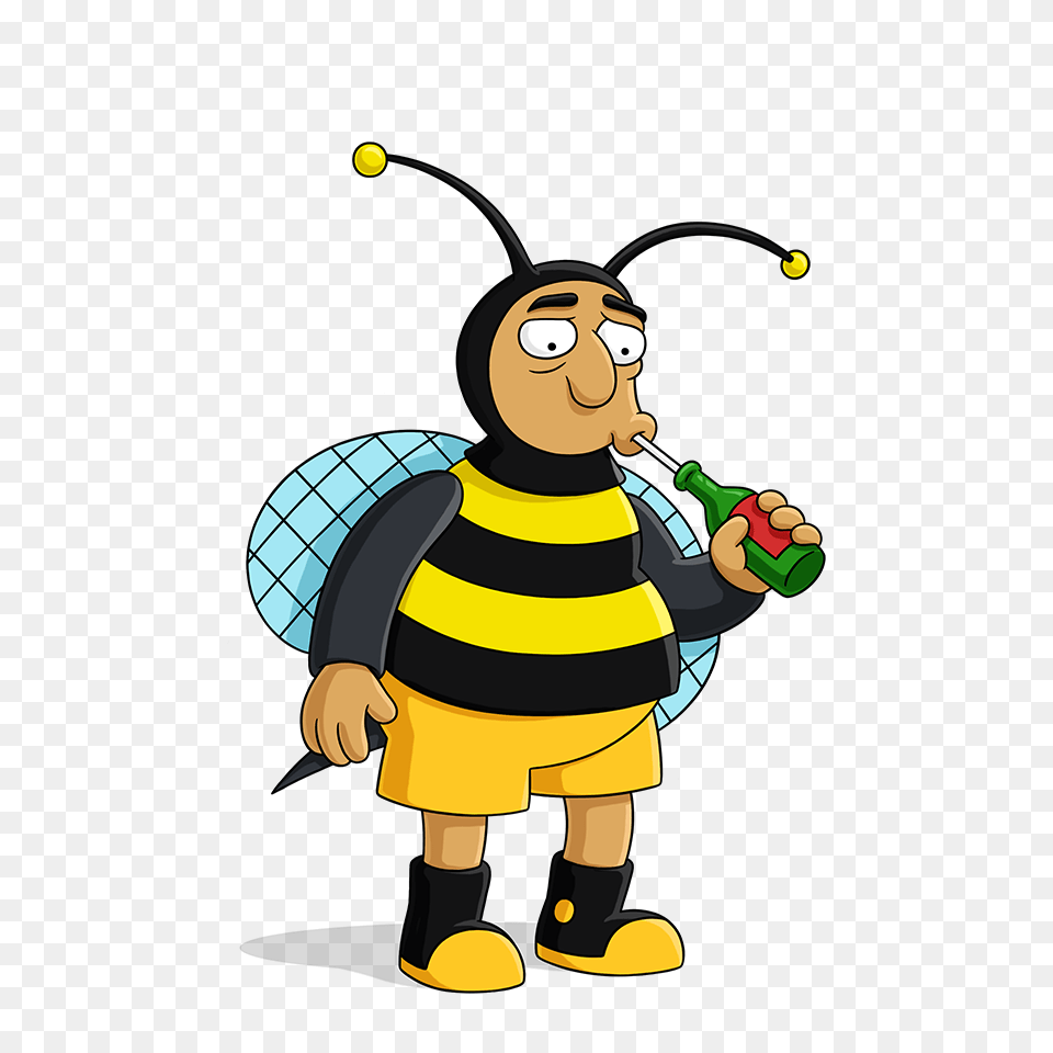 Bumblebee Man Simpsons World On Fxx, Baby, Person, Smoke Pipe, Face Free Png Download