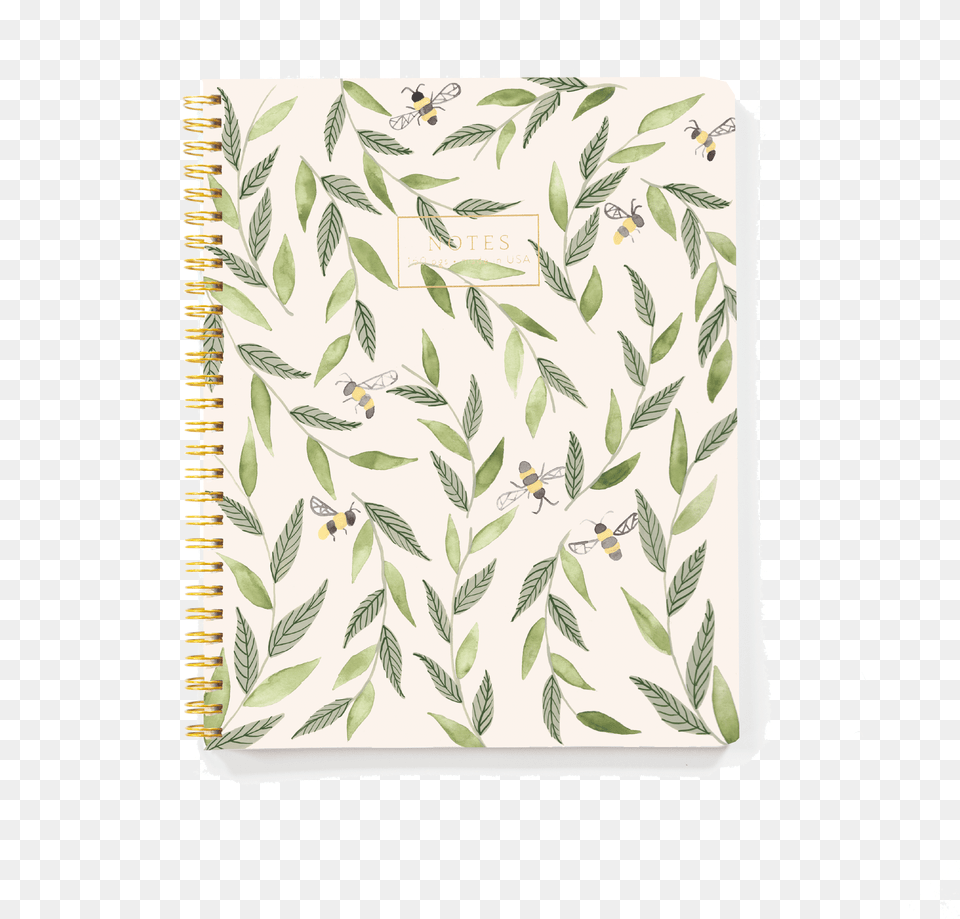 Bumblebee Notebook, Page, Plant, Text, Diary Free Png Download