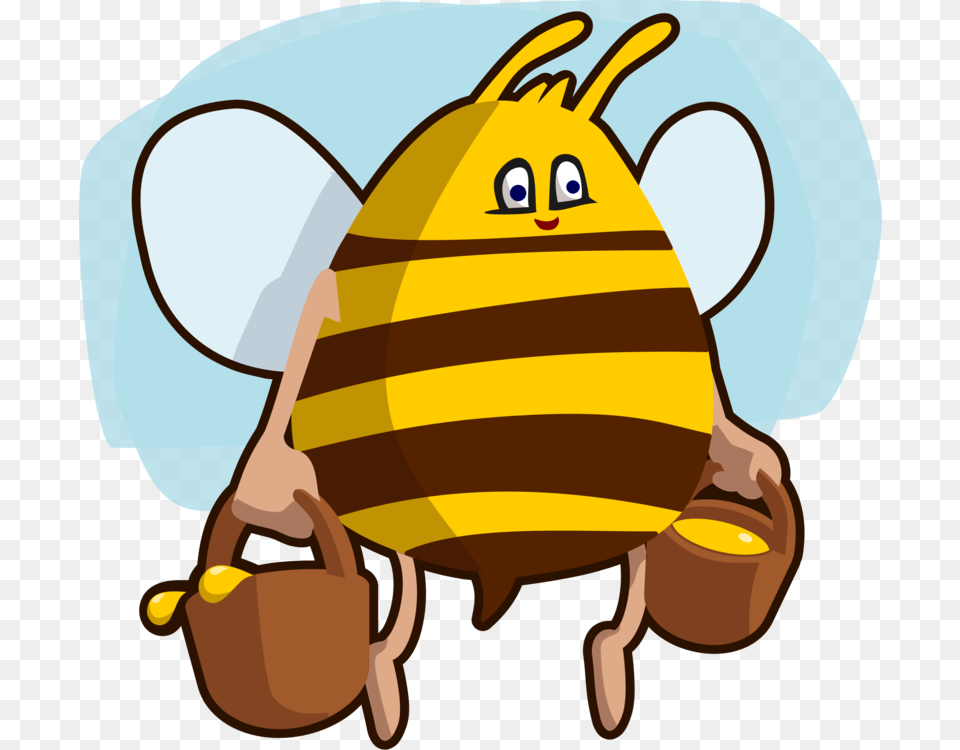 Bumblebeeinsectyellow Cartoon Bee, Animal, Honey Bee, Insect, Invertebrate Free Png