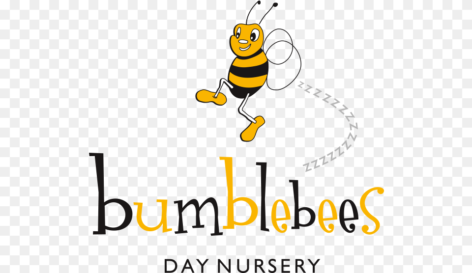 Bumblebees Day Nursery Logo Honeybee, Animal, Bee, Insect, Invertebrate Free Png