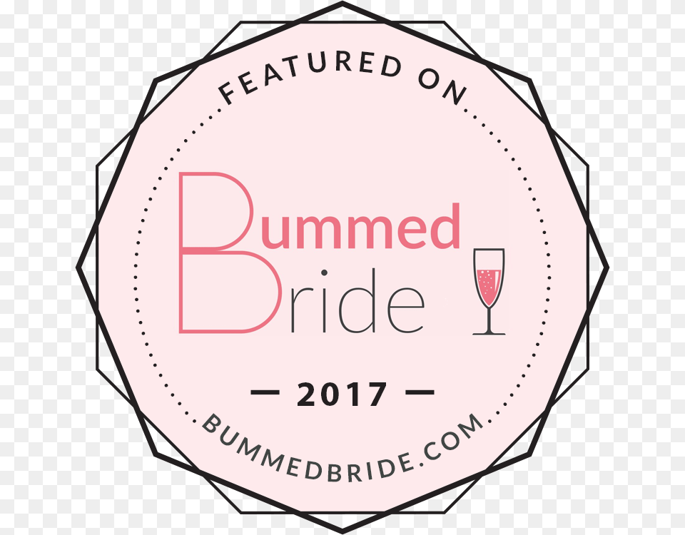 Bummed Bride Featured Badge, Logo Png