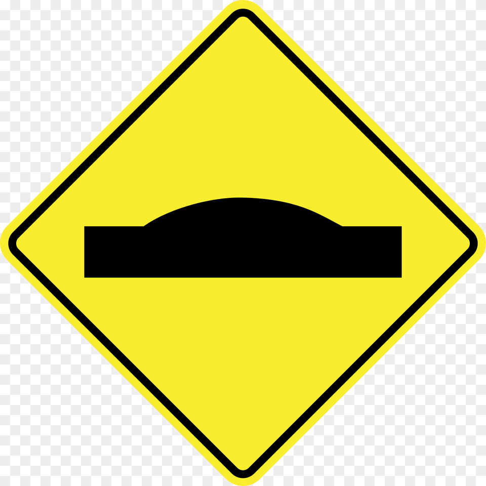 Bump In Road Sign In Argentina Clipart, Road Sign, Symbol Png Image