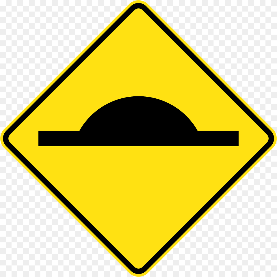 Bump In Road Sign In Australia Clipart, Symbol, Road Sign Free Png