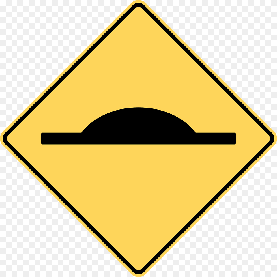 Bump In Road Sign In British Columbia Clipart, Symbol, Road Sign Free Png