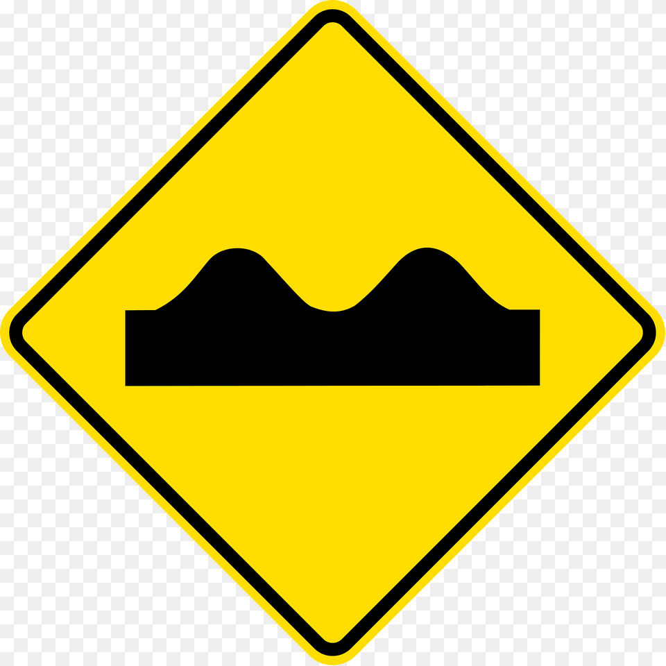 Bump In Road Sign In Mexico Clipart, Symbol, Road Sign Free Png
