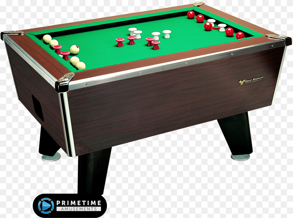 Bumper Pool Non Coin Model By Great American Recreation Bumper Pool Table, Furniture, Indoors, Billiard Room, Pool Table Png Image