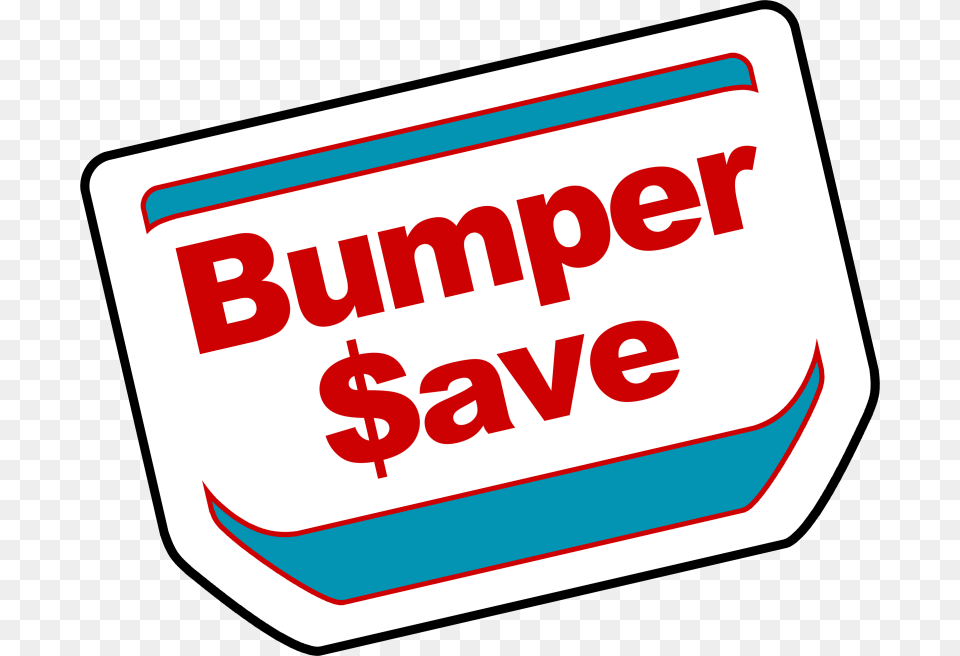 Bumper Save, Sticker, First Aid, Text Png