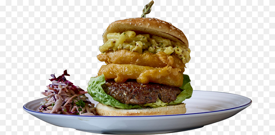 Bun, Burger, Food, Food Presentation Png Image